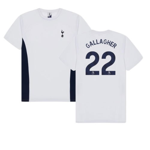 Tottenham Hotspur Poly T-shirt (White) (Gallagher 22)