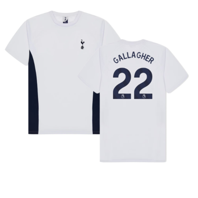 Tottenham Hotspur Poly T-shirt (White) (Gallagher 22)