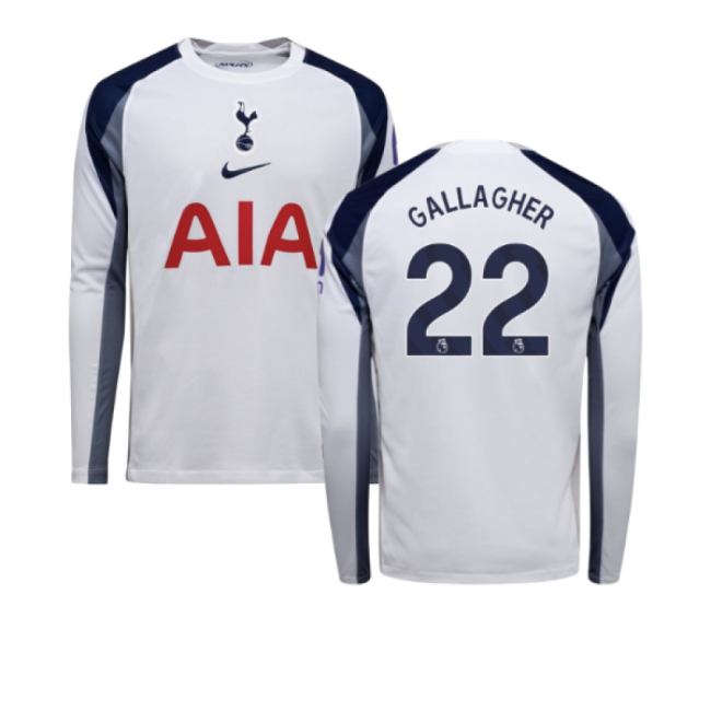 2025-2026 Tottenham Long Sleeve Home Shirt (Gallagher 22)