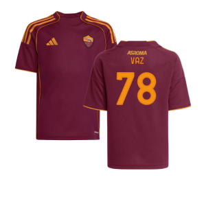 2025-2026 AS Roma Home Shirt (Kids) (Vaz 78)