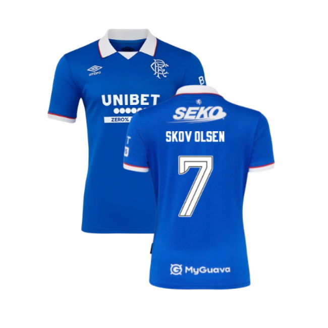 2025-2026 Rangers Home Shirt (Skov Olsen 7)