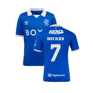 2025-2026 Rangers Home Shirt (Kids) (Skov Olsen 7)