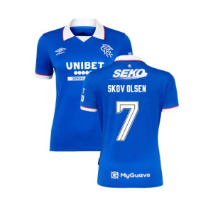 2025-2026 Rangers Home Shirt - Womens (Skov Olsen 7)