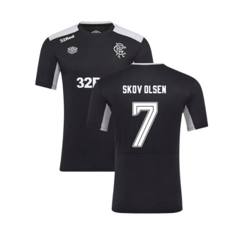2025-2026 Rangers Pro Training Tee (Caviar) (Skov Olsen 7)