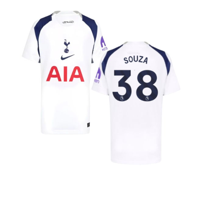 2025-2026 Tottenham Hotspur Home Shirt (Kids) (Souza 38)