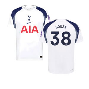 2025-2026 Tottenham Hotspur Authentic Home Shirt (Souza 38)