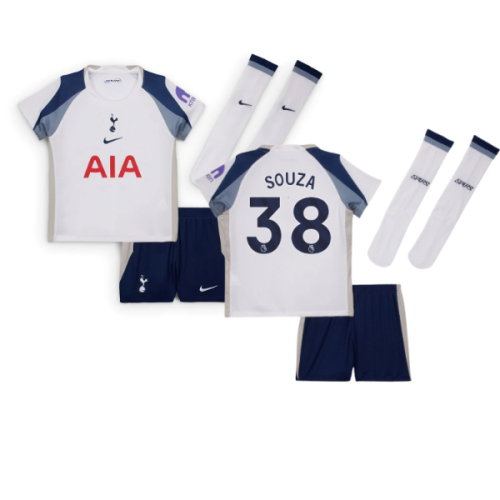 2025-2026 Tottenham Home Little Kids Mini Kit (Souza 38)