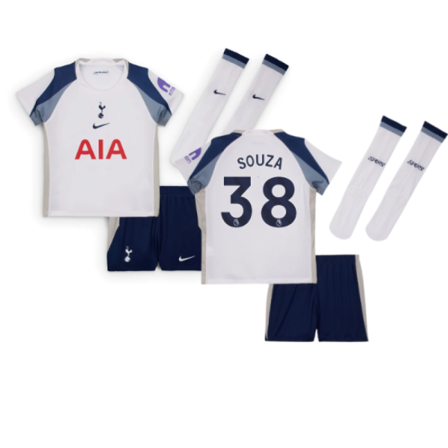 2025-2026 Tottenham Home Little Kids Mini Kit (Souza 38)