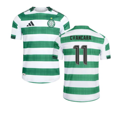 2025-2026 Celtic Home Shirt (No Sponsor) (Cvancara 11)
