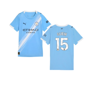 2025-2026 Man City Home Shirt (Womens) (Guehi 15)