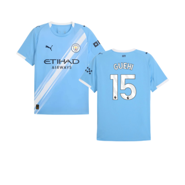 2025-2026 Man City Home Shirt (Guehi 15)