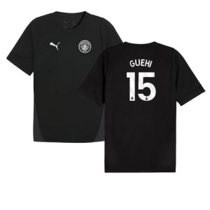 2025-2026 Man City Training Jersey (Black) (Guehi 15)