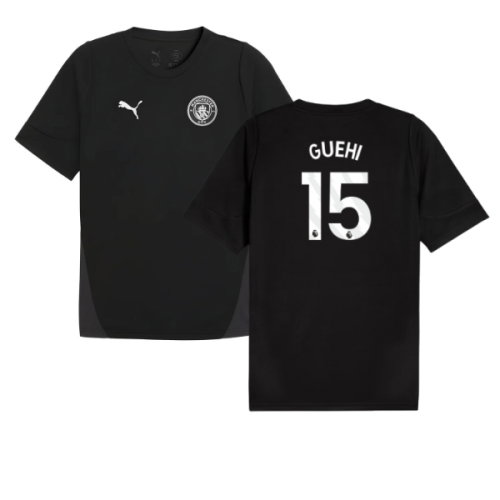 2025-2026 Man City Training Jersey (Black) (Guehi 15)