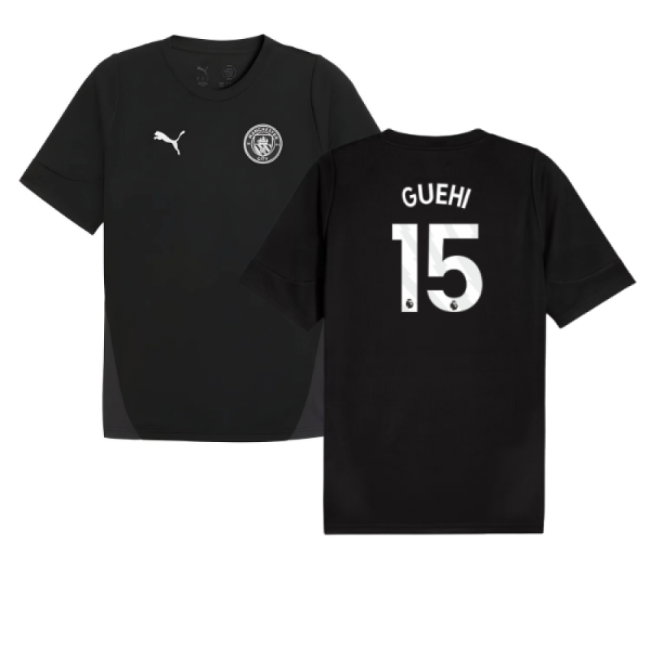 2025-2026 Man City Training Jersey (Black) (Guehi 15)