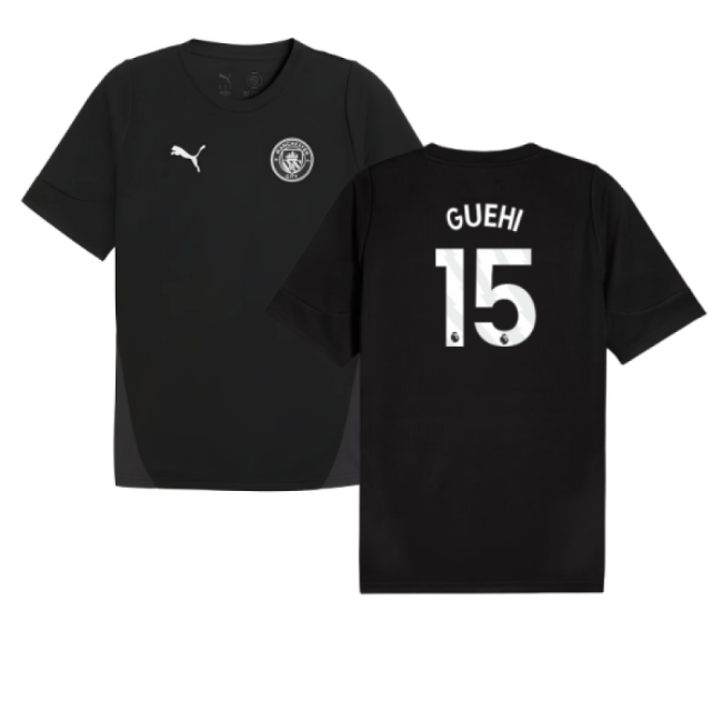 2025-2026 Man City Training Jersey (Black) (Guehi 15)
