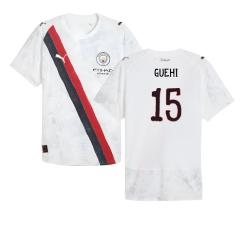 2025-2026 KIDSUPER x Manchester City CWC Authentic Shirt (White) (Guehi 15)