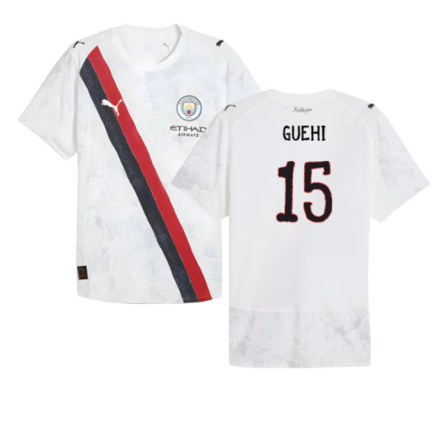 2025-2026 KIDSUPER x Manchester City CWC Authentic Shirt (White) (Guehi 15)