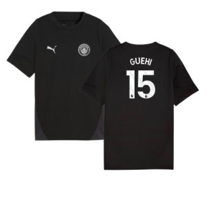 2025-2026 Man City Training Jersey (Black) - Kids (Guehi 15)