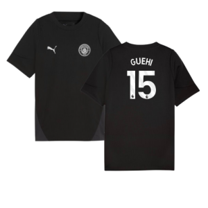 2025-2026 Man City Training Jersey (Black) - Kids (Guehi 15)