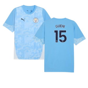 2025-2026 Man City Training Jersey (Light Blue) - Kids (Guehi 15)