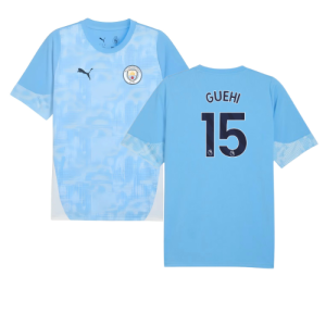 2025-2026 Man City Training Jersey (Light Blue) - Kids (Guehi 15)
