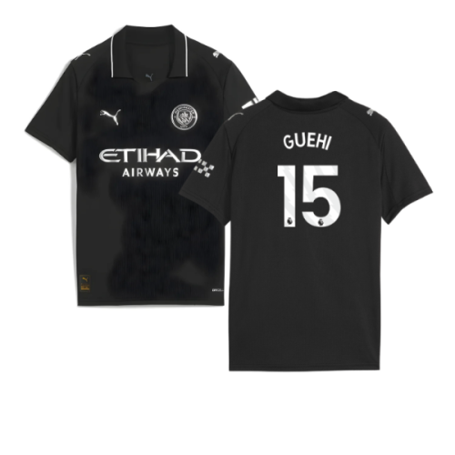 2025-2026 Man City Away Shirt (Kids) (Guehi 15)