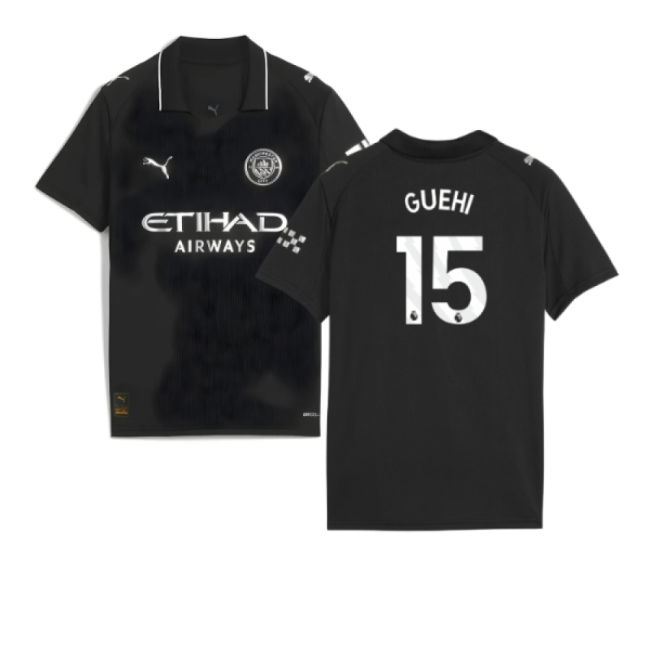 2025-2026 Man City Away Shirt (Kids) (Guehi 15)