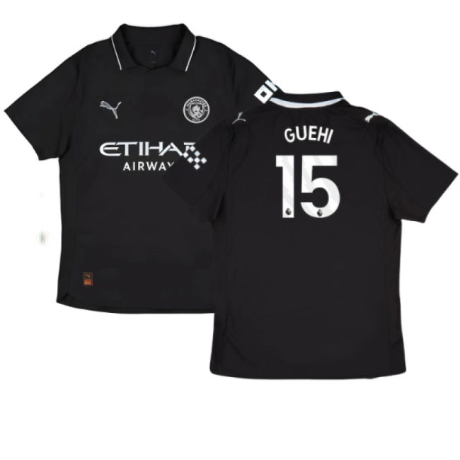 2025-2026 Man City Authentic Away Shirt (Guehi 15)