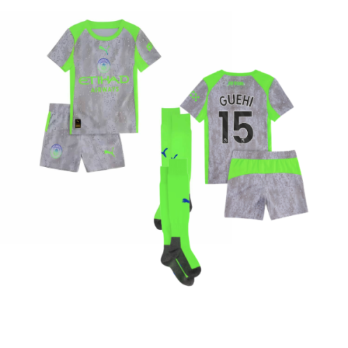 2025-2026 Man City Third Mini Kit (Guehi 15)