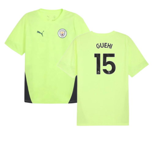 2025-2026 Man City Training Jersey (Fizzy Apple) (Guehi 15)