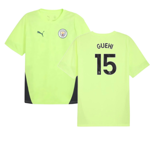 2025-2026 Man City Training Jersey (Fizzy Apple) (Guehi 15)