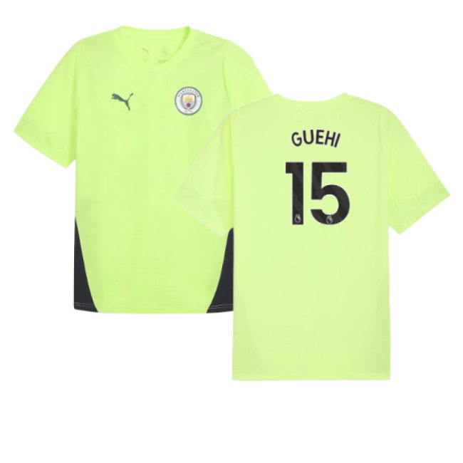 2025-2026 Man City Training Jersey (Fizzy Apple) (Guehi 15)