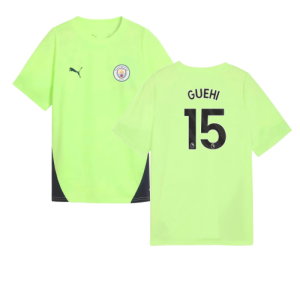 2025-2026 Man City Training Jersey (Fizzy Apple) - Kids (Guehi 15)