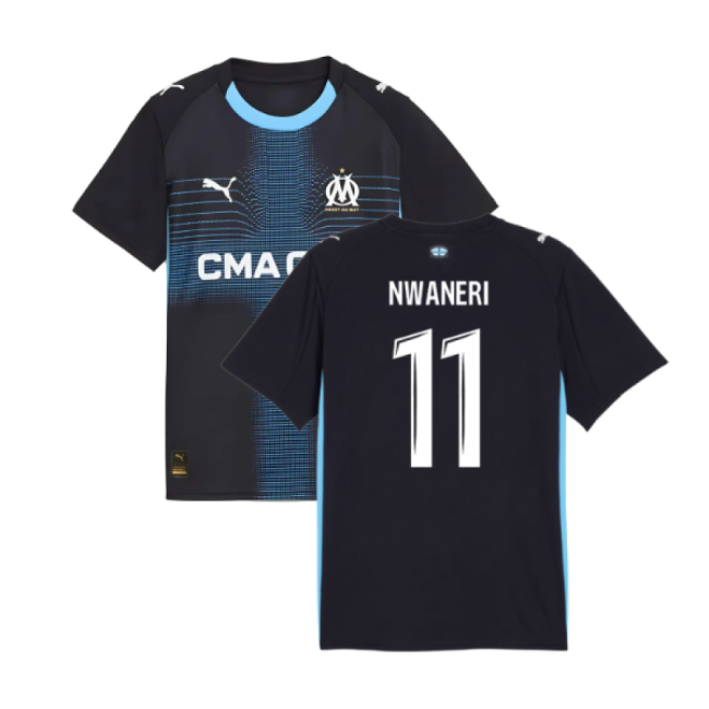 2025-2026 Marseille Away Shirt (Kids) (Nwaneri 11)