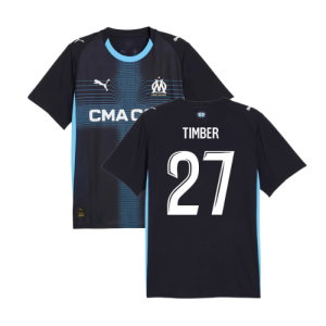 2025-2026 Marseille Away Shirt (Timber 27)