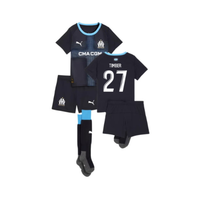 2025-2026 Marseille Away Mini Kit (Timber 27)