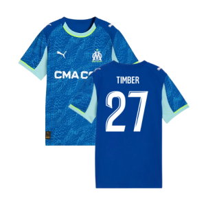 2025-2026 Marseille Third Shirt (Kids) (Timber 27)