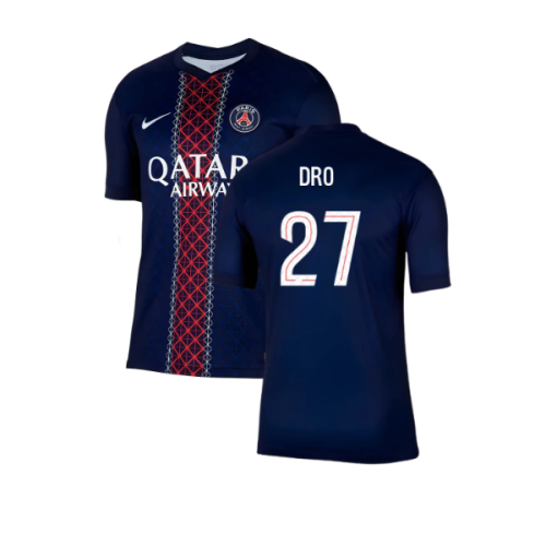 2025-2026 PSG Paris Saint Germain Home Shirt (Dro 27)