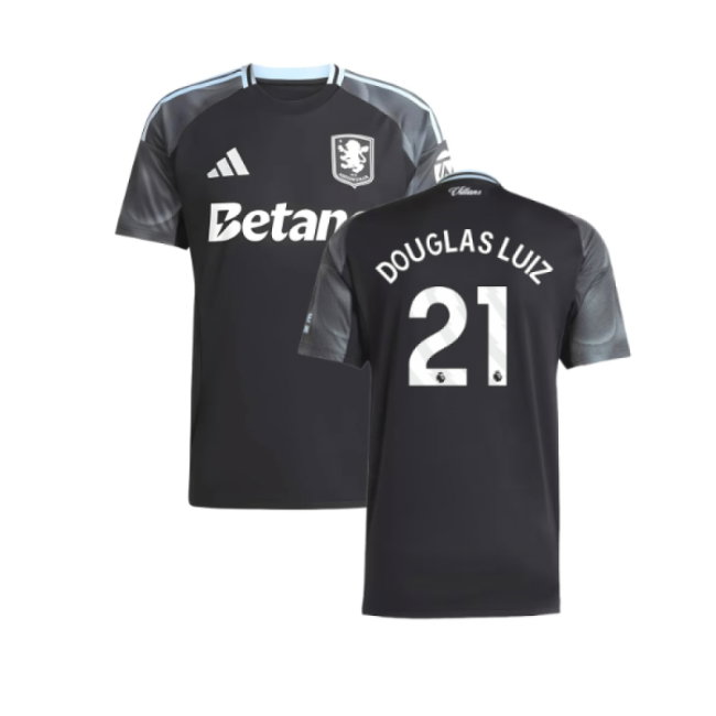 2025-2026 Aston Villa Away Shirt (Douglas Luiz 21)