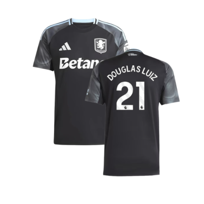2025-2026 Aston Villa Away Shirt (Douglas Luiz 21)