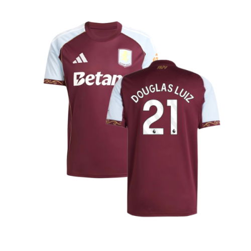 2025-2026 Aston Villa Home Shirt (Douglas Luiz 21)