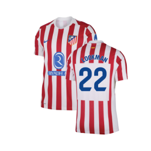 2025-2026 Atletico Madrid Home Authentic Shirt (Lookman 22)