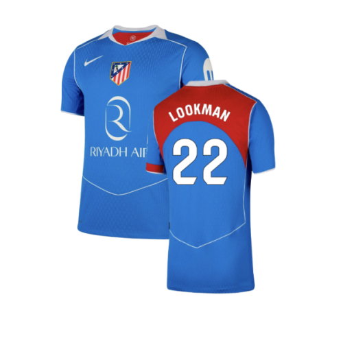 2025-2026 Atletico Madrid Authentic Third Shirt (Lookman 22)