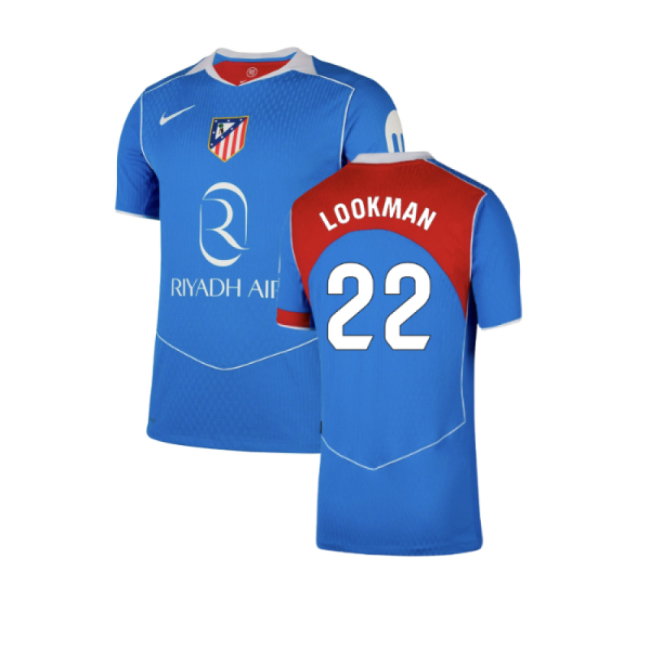 2025-2026 Atletico Madrid Authentic Third Shirt (Lookman 22)
