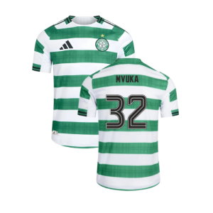 2025-2026 Celtic Home Shirt (No Sponsor) (Mvuka 32)