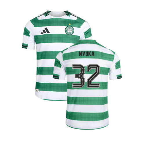 2025-2026 Celtic Home Shirt (No Sponsor) (Mvuka 32)