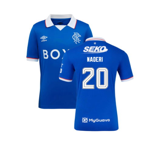 2025-2026 Rangers Home Shirt (Kids) (Naderi 20)