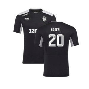 2025-2026 Rangers Pro Training Tee (Caviar) (Naderi 20)