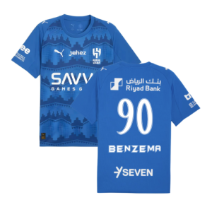 2025-2026 Al Hilal Home Shirt (Benzema 90)