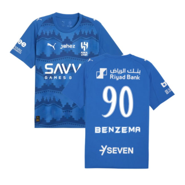 2025-2026 Al Hilal Home Shirt (Benzema 90)